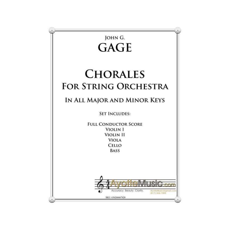 String Chorales in All Major and Minor Keys